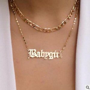 🆕 💛HP💛Babygirl Pendant Necklace